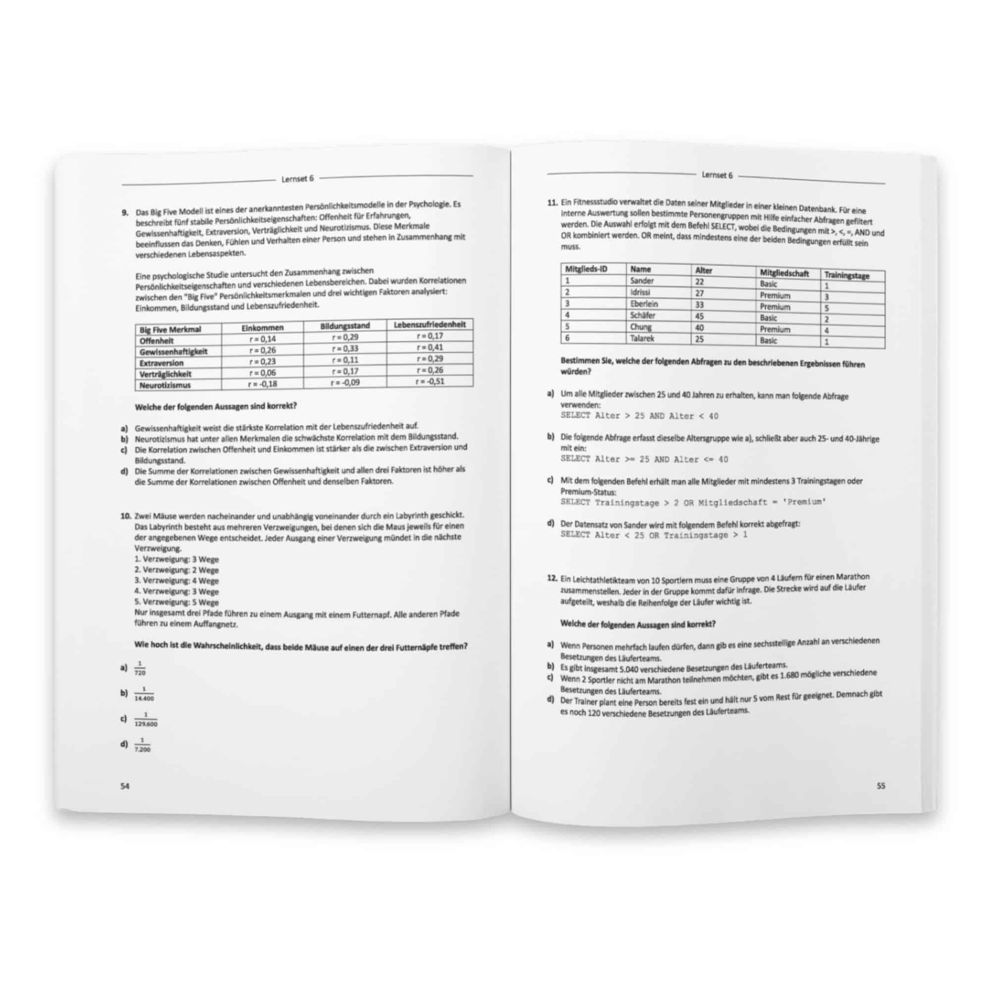 Psychologie Österreich Aufnahmetest 2026 - Formal-Analytisches Denken